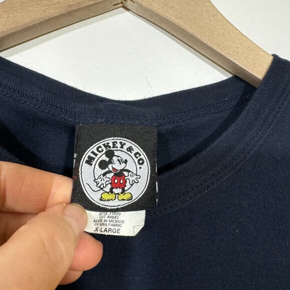 Mickey & Co Kids Size XL Navy Blue The original Mickey T shirt Tee - Picture 4 of 5